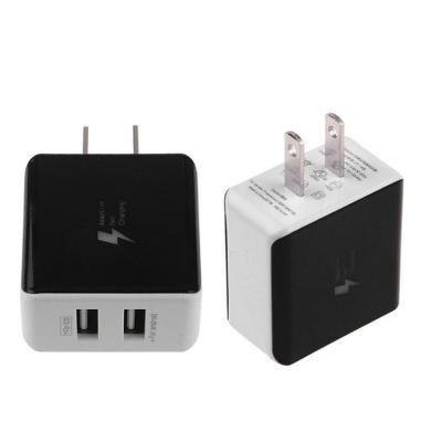 China MP3/MP4 Player USA Plug Mini 5V/2A USB Wall Charger Travel Home Power Fast Charging Adapte 2 Port for sale