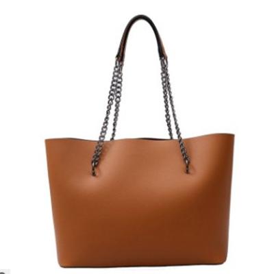 China With Handle 2023 Women's Tote Bag Ladies Handbag Crossbody PU Chain Tote Chain Shopping Bag Women Bag Handbags For Daily Use for sale