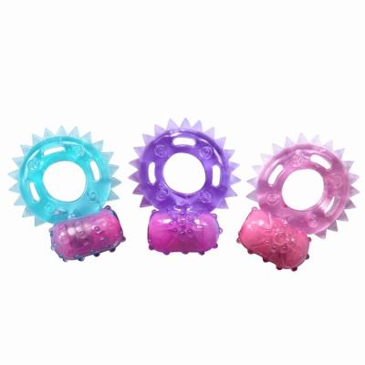 China Adult Procuct Competitive Price Multifunctional Sex Toys Cock Finger Vibration Ring For Adult for sale