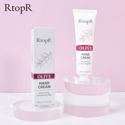 China New RtopR Olive Oil Serum Repair Hand Anti Aging Moisturizing Antibacterial Hand Cream Nourishing Chapping Whitening Cream for sale