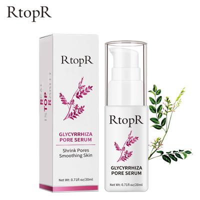 China RtopR Glycyrrhiza Face Pore Repair Serum Collagen Face Wrinkle Whitening Anti Whitening Moisturizing Cream Oil Control Effective Shrink Pores for sale