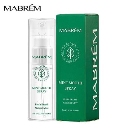 China MABREM Mouth Spray Breath Herbal Spray Remove Smoke Breath Treatment Of Bad Breath Portable Sample Small Size for sale