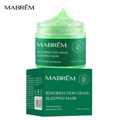 China MABREM Moisturizer Revitalizing Sod Moisturize Pore Contraction Brightening Facial Skin Sleep Anti Aging Whitening Overnight Gel for sale