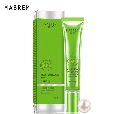 China MABREM Anti-Puffiness Moisturizing Dark Circles Anti Aging Puffiness Removal Anti Wrinkle Eye Bag Firming Pouch Reduce Fine Lines Eye Cream for sale