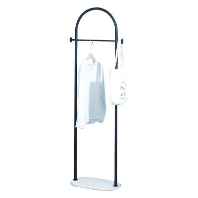 China Modern Newly designed simple display rack semicircular coat and hat rack home business cloakroom for sale