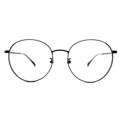 China FM2597 Duurzame lichtgewicht metalen bril Frames Unisex optische ronde bril Te koop