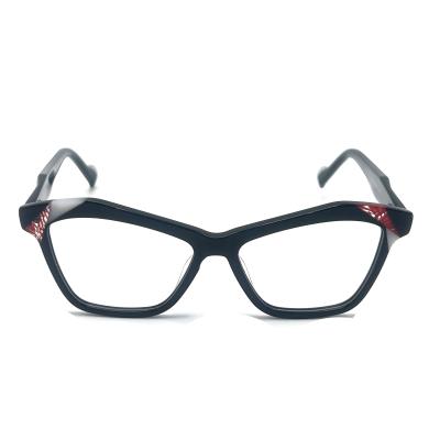 China AD185 Stylish Acetate Optical Frame for All-Day Comfort Optical Glasses Eyewear for sale