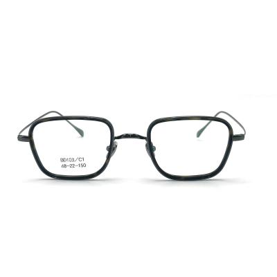 China BD103 Custom Frame Color Square Acetate Metal Frames - Premium Quality for sale