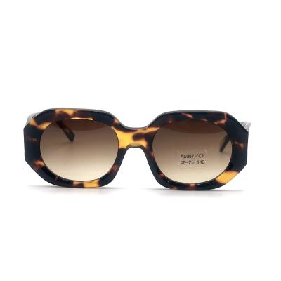 China AS057 Gafas de sol con marco de acetato elegante para compradores internacionales en venta