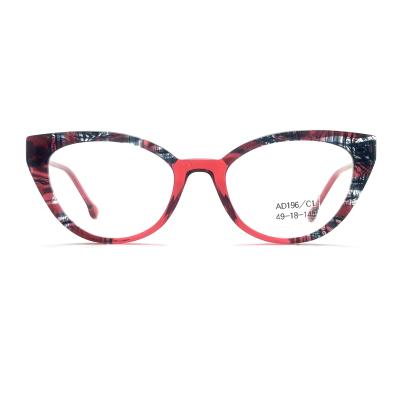 China AD196 Stylish Acetate Optical Frame for All-Day Comfort acetaatbrillen Te koop