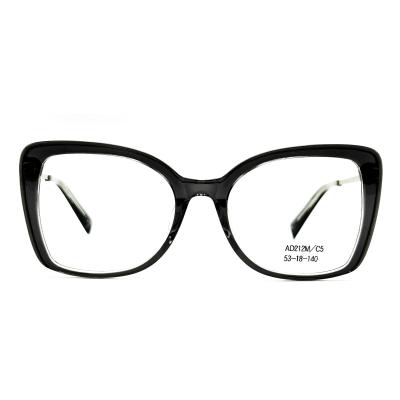 China AD212M Stylish Square Acetate optische frames voor vrouwen Te koop