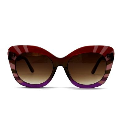 China AS104 Square Eye Shape Acetate Frame Sunglasses for Women 100% UV Protection en venta