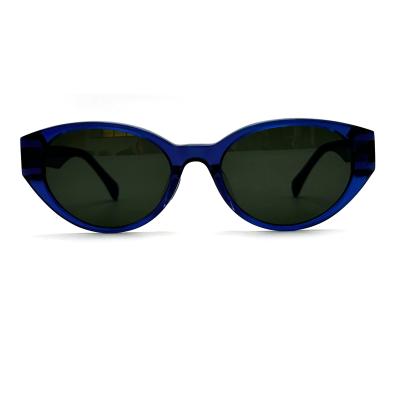 China AS105 Mujeres Gafas de sol redondas de protección UV 100% con marco de acetato con lente CR 39 en venta