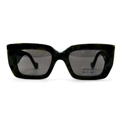 China AS113 Acetate Frame Sunglasses for Men with 100% UV Protection for sale