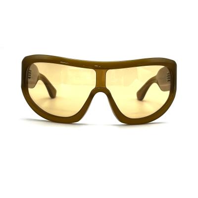 China AS118 Zonnebrillen met een acetaatframe voor unisex met een bril/maskerlens Te koop