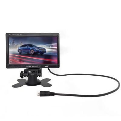 China Factory price good quality multi-language promotion support model 9V-35V 7 inch car LCD display monitor for sale