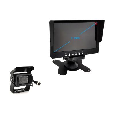 China Good Quality Multi-Language Support 7 Inch Car Monitor With Waterproof Camera for sale