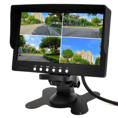 China Hot Sunshade Dvr Stand Alone Stand Support Multi-Language U Brand Dvr Recording Dvr Ahd 7 Inch Car Monitor for sale