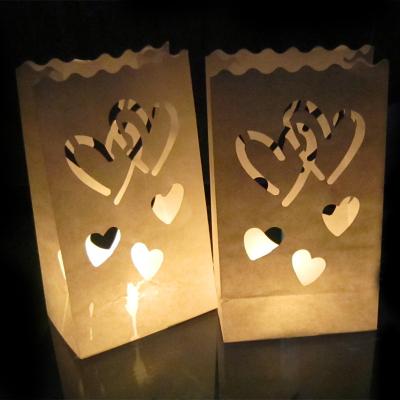 China Europe Fashion Gift Paper Sack Candle Flame Retardant Paper Bags For Birthday Decoration for sale