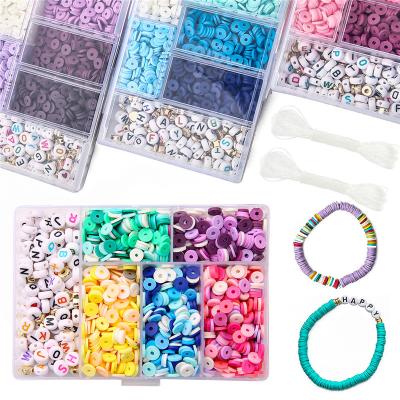 China Soft Decoration 6mm Pottery Flake Scattered Beads Bracelet Beads Jewelry DIY Making Necklace Accessories DIY Boxed Set Toys Gifts for sale