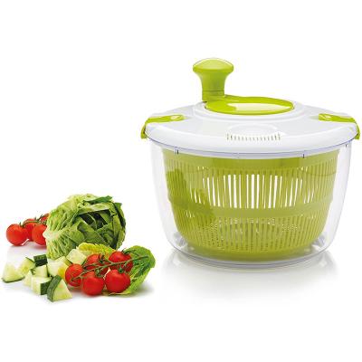 China Sustainable Kitchen Accessories High Quality Plastic Kitchen Appliance Tools Vegetable Salad Mixer 3L Collapsible Small Spinner for sale