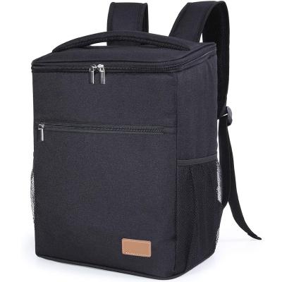 China Waterproof Insulated Wine Cooler Carrier Bag Increasing Soft Camping Lunch Backpack Men Leak Proof Backpack Cooler Bag for sale