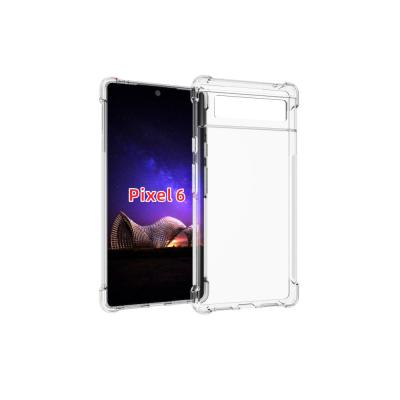 China Protector Phone For Google Pixel 6 Phone Case TPU Crystal Clear Shockproof Soft Phone Slim Case For Google Model for sale