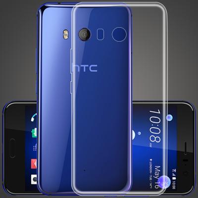 China Fanshion Simple Clear Transparent TPU Phone Case For HTC U11 Soft Case Cover Wholesale for sale