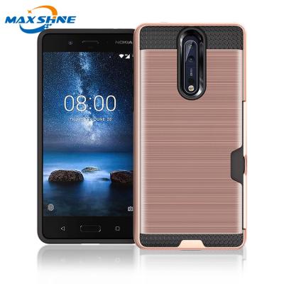 China Drop resistance Eco-friendly Maxshine protective phone case for Nokia 8, back cover case for Nokia 8 tpu PC case for sale