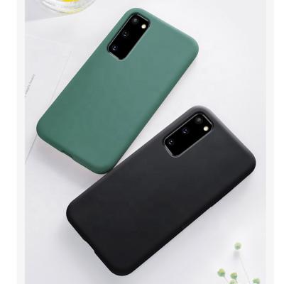 China Four Edge Full Protection Shockproof Dirt-resistant Liquid Silicone Phone Case Cover For Samsung Galaxy S20 S20plus S20 Ultra for sale