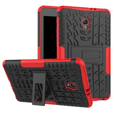 China Hybrid Kickstand Case for Samsung Tab , TPU+PC Hybrid Armor Back Cover Kickstand Dazzle Tablet Case for sale