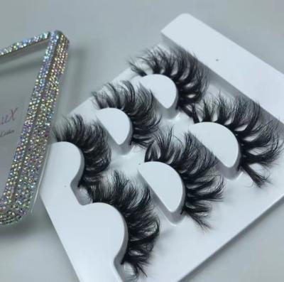 China Wholesale Custom Full Volume 12mm 20mm 25mm 27mm Eyelashes Own Brand Lashes Colored Mink Lashes With Free Box for sale