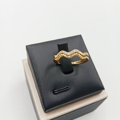 China CLASSIC High End PVD Gold Plated Chain Rings Stainless Steel Rings For Women Buyers for sale