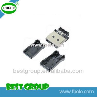 China PCB Displayport Socket, Solder Type, With or Without Latch Type-I FBDP1-102 for sale