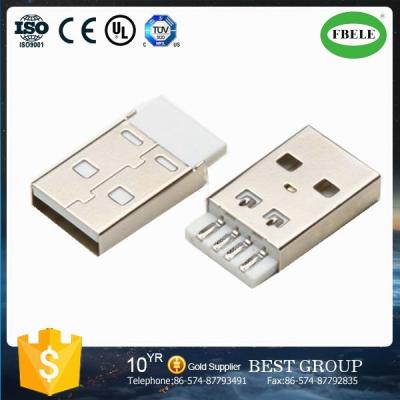 China FBUSBA1-105 PCB Reverse Connector Dual Layer USB Connector Pinout (FBELE) for sale