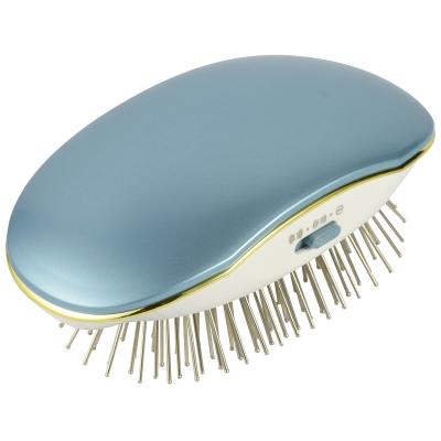 China Mini Electric Negative Ion Massage Comb Hair Ionic Electric Hair Brush Portable Brush Pink Blue Massage Styler Anion New Products for sale