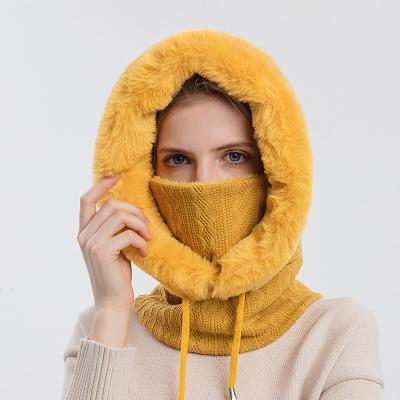 China COMMON One-Piece Men Women Ski Fleece Face Mask Outdoor Winter Windproof Winter Blanket Beanie Hat Recycling Warm Hat for sale