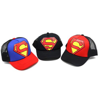 China breathable & Waterproof Custom Kids Baseball Cap Summer Hat Kids Boys Babies Cartoon Kids Funny Hat for sale