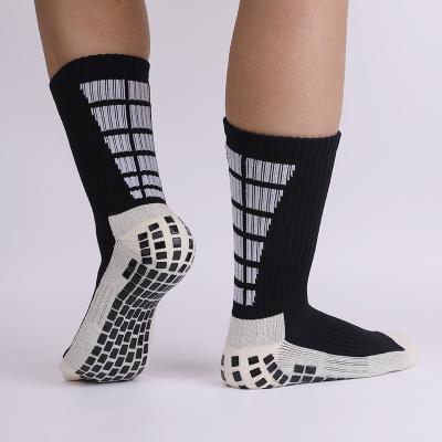 China Men's Calfskin Professional Sports Socks QUICK DRY Sublimation Sweat-absorbent Wear-Resistant Socks Mid Foot Anti-Skid Socks for sale