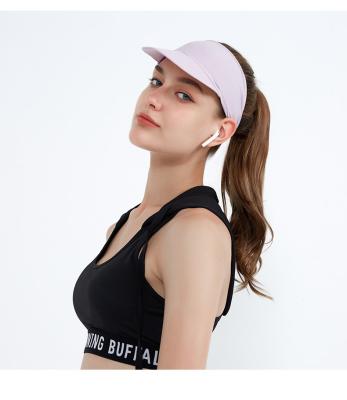 China Sun Protect Quick-Drying Breathable Sweat-Proof Moisture-Wicking Sweat-Proof Breathable Quick-Drying Sun Hat Women's Elastic Headband Elastic Blank Top Hat for sale