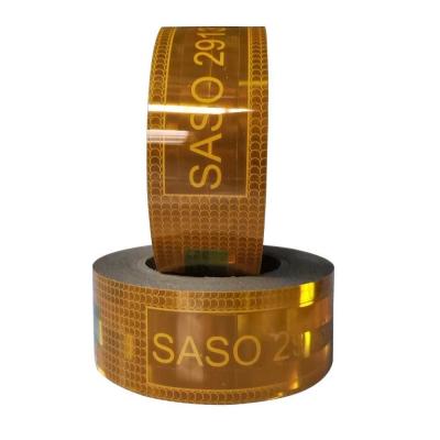 China SASO 2913 Cintas reflectoras de camión micro-prismáticas reflectoras para proveedores de seguridad vial en venta