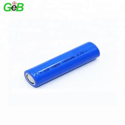 China Long life high quality18650 3.2V battery LiFePO4 3.2V 1500mAh 18650 lithium iron phosphate rechargeable battery environmental rechargeable safety for sale