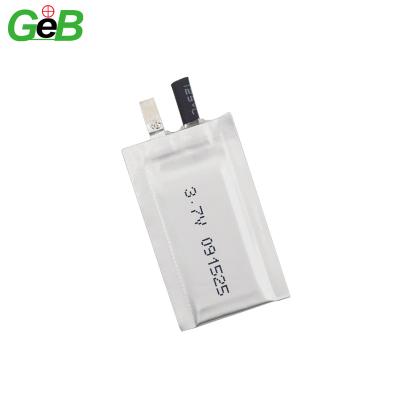 China Toys Rechargeable Ultra Thin 091525 15mah Lithium Polymer Battery for sale