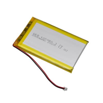 China High Quality Home Appliances Rechargeable 605080 3.7V3000mah Battery For Digital Products for sale