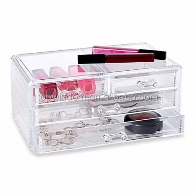 China You Can Find Cosmetics Easily Wholesale Acrylic Cosmetic Organizer Storage Box Customized Makeup Organizer for sale