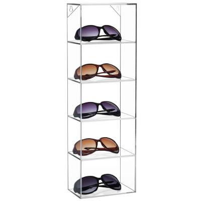 China Wall Mount Acrylic Eyeglass Acrylic Display for sale