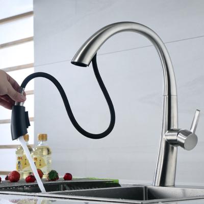 China Thermostatic Faucets Wholesale 304 Stainless Steel Faucet Easy Pull Out Hidden Faucet for sale