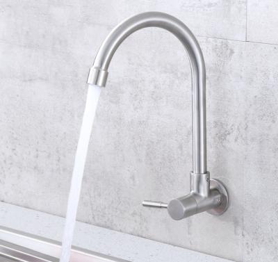 China Thermostatic Faucets Single Handle Stainless Steel Washing Machine Faucet Bathroom Faucet for sale