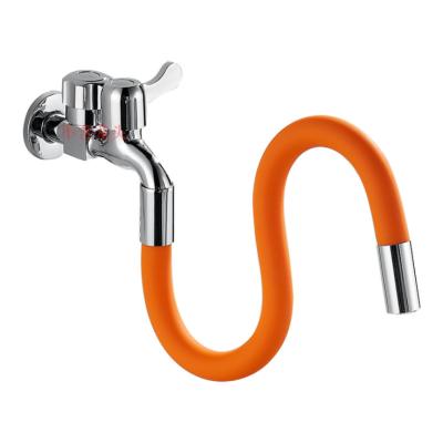 China Modern color silicon faucet tube, faucet spout and tube mixer for sale