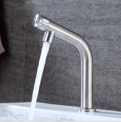 China Stainless Steel Thermostatic Basin Taps 304 Single Cold Faucet for sale